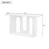 60" Modern Console Table with Arched Base and Lower Shelf for Entryway,Hallway,Living Room,Foyer-Baofuwish - 4 of 4