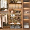 APRILSOUL Short Tower Unit Wall Mount 3-Shelf Wood Closet System - 2 of 4