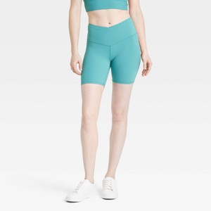 Women's V-Waistband High-Rise Bike Shorts 6" - JoyLab™ - 1 of 3