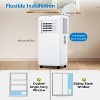 coucheta 10000 BTU Portable Air Conditioner, Quiet and Energy Efficient AC Unit with Fan, Dehumidifier, 24Hour Timer, Cools Spaces up to 450 Sq.Ft - 2 of 4