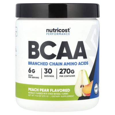 Nutricost Performance, BCAA, Peach Pear, 9.6 oz (270 g)
