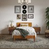AFI Furnishings Aria Twin XL Solid Wood Modern Low Profile Platform Bed, Light Toffee - 3 of 4