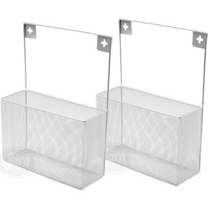 YBM Home Mesh Wall Mount Kitchen Cabinet Door Organizer (1154),2-Pack - 1 of 4