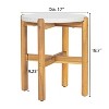 Christopher Knight Home Toby Rustic Outdoor 3 Pieces Rope Weave Upholstered Chat Set with Accent Table - 3 of 4