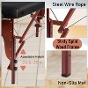 BestMassage Massage Table 2-Fold Portable Spa Bed with Height Adjustabe & PU Leather, Black - 4 of 4
