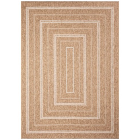 94 x 118 Ivory Polypropelene Rug