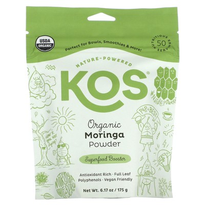 Image of KOS Organic Moringa Powder, 6.17 oz (175 g)