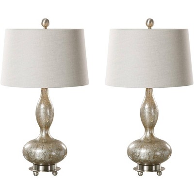 Uttermost Vercana 28 1/4" High Mercury Glass Table Lamps Set of 2