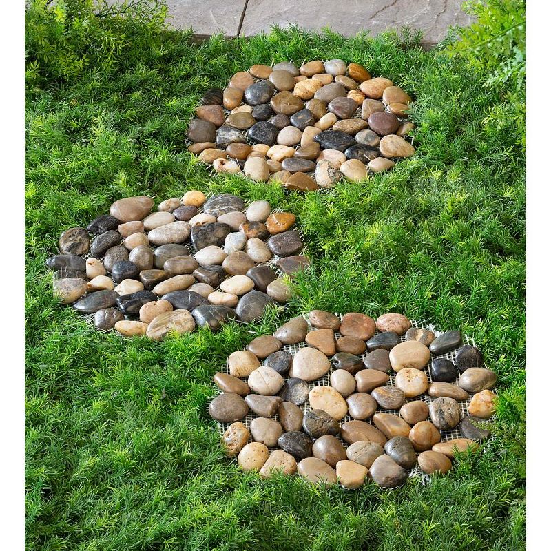 Wind & Weather Natural River Rock Stepping Stones, Set of 3, 3 of 11