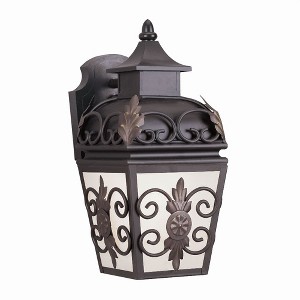 Livex Lighting Berkshire 1 - Light Wall Light in  Bronze - 1 of 2