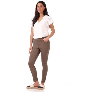 Rekucci Women's Secret Figure Premium Skinny Pull-On Jeans – Flattering Mid-Rise Denim in Multiple Colors - 1 of 3
