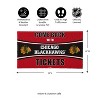 Evergreen Come Back with Tickets Chicago Blackhawks 28" x 16" Woven PVC Indoor Outdoor Doormat - 2 of 4