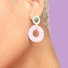 SOHI Women's Multicolour Rope Drop Earrings - 3 of 3