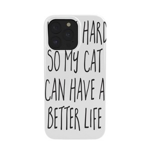 EnvyArt Cat Better Life Tough iPhone Case - Society6 - 1 of 1