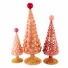 Cody Foster 16.0 Inch Midcentury Modern Hobnail Tree Set Christmas Decorative Tree Set , Easter, Varying Heights: 16.0, 12.5, 9.75 Inches (3PC) - 4 of 4