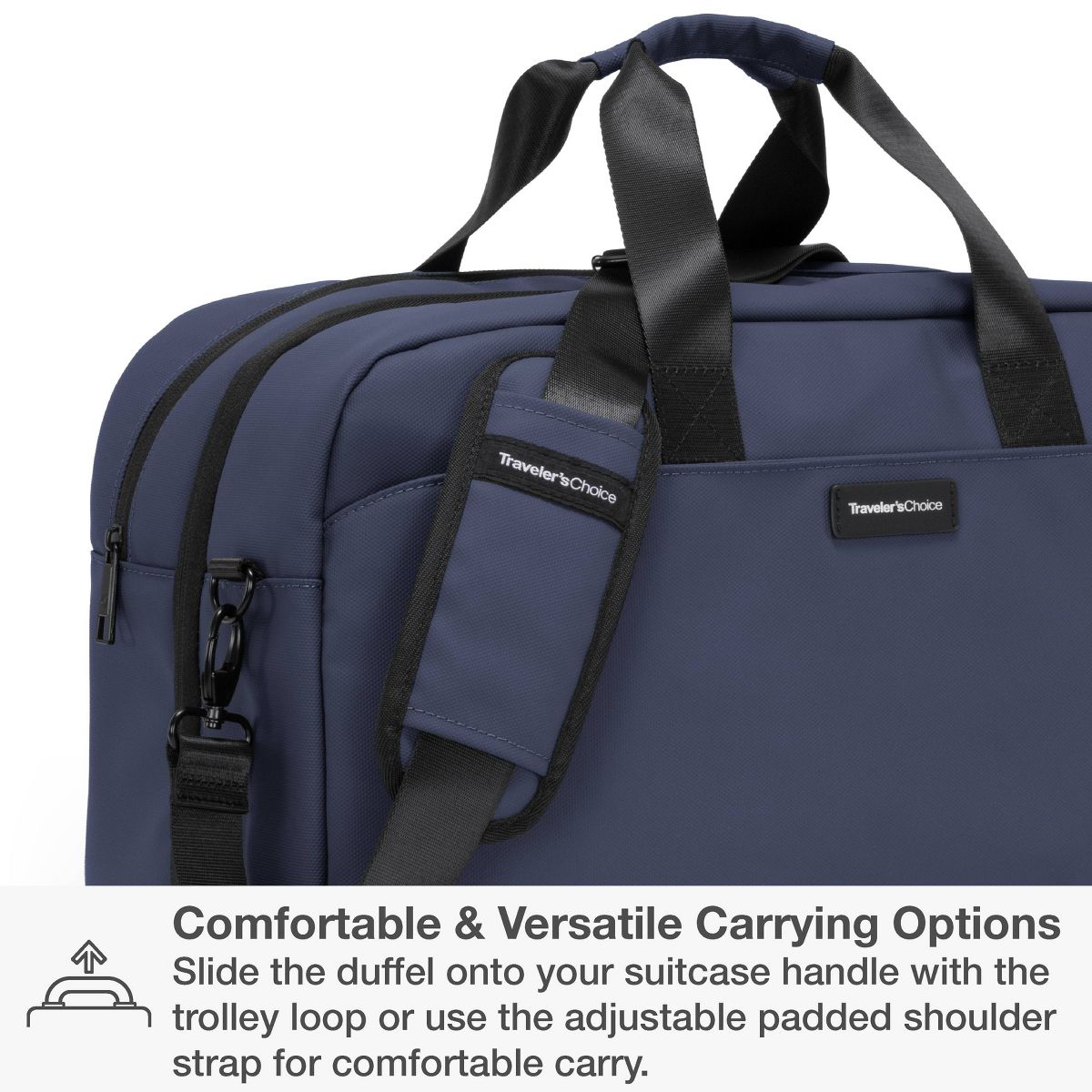 Traveler's Choice Wanderbout 27L Clamshell Weekender Travel Duffel Bag - thumbnail 10