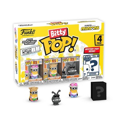 Funko Bitty Pop! Minions Tourist Jerry/dave/kyle Vinyl Figures - 4pk ...