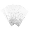 Unique Bargains Disposable Plastic Rectangle Printed Gold Domes Dining Parties Table Covers 6 Pcs - 2 of 4