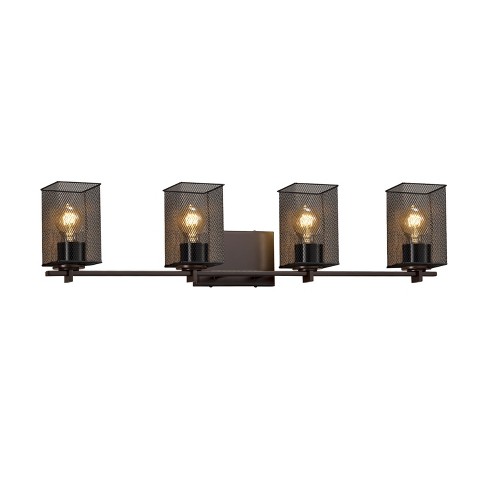 Justice Design Msh 8444 15 Era 4 Light 34 1 4 Wide Bathroom