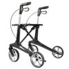 WHLICKS Carbon Ultralight Rollator Walker for Seniors with 2 Organizer Bags, Comes Fully Assembled, Only 13lbs Lightweight Foldable 4 Wheel Walker - 2 of 4