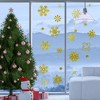 Unique Bargains Christmas Decorations Snowflakes Static Stickers for Windows Home Christmas Party 9Pcs - 2 of 4