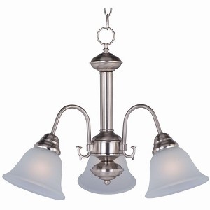 Maxim Lighting Malaga 3 - Light Chandelier in  Satin Nickel - 1 of 1