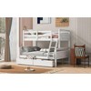 Streamdale Twin over Full Bunk Bed with Ladder, Two Storage Drawers, Safety Guardrail, White - 4 of 4