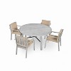 CAVINAS Patio Table and Chairs Set Porch Furniture Removable Cushions Outdoor Dining Set with Chairs for Patio - 3 of 4