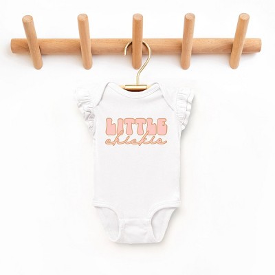 The Juniper Shop Little Chickie Baby Flutter Sleeve Bodysuit