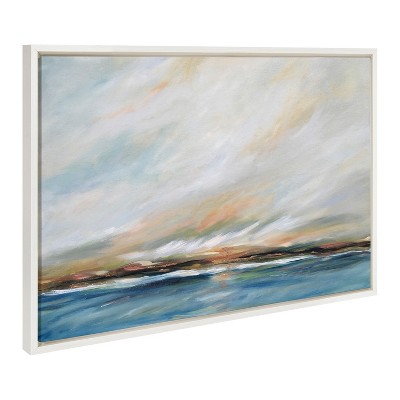 Sylvie Sunday Morning Framed Canvas by Mary Sparrow - Kate & Laurel All Things Decor