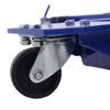 Motorcycle Dolly, Heavy Duty Steel Motorcycle Tow Dolly, Motorcycle Mover, Motorcycle Storage System, With 6 Swivel Caster Wheels - 3 of 4