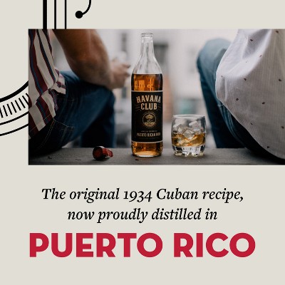 Havana Club Anejo Clásico Puerto Rican Rum - 750ml Bottle