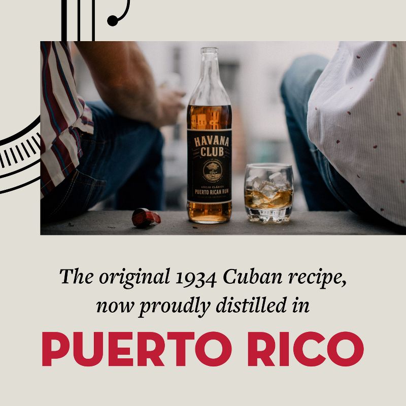 Havana Club Anejo Cl&#225;sico Puerto Rican Rum - 750ml Bottle, 4 of 7