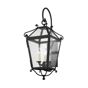 Troy Lighting Santa Barbara County 3 - Light Wall Light in  French Iron Clear Seeded Shade - 1 of 1