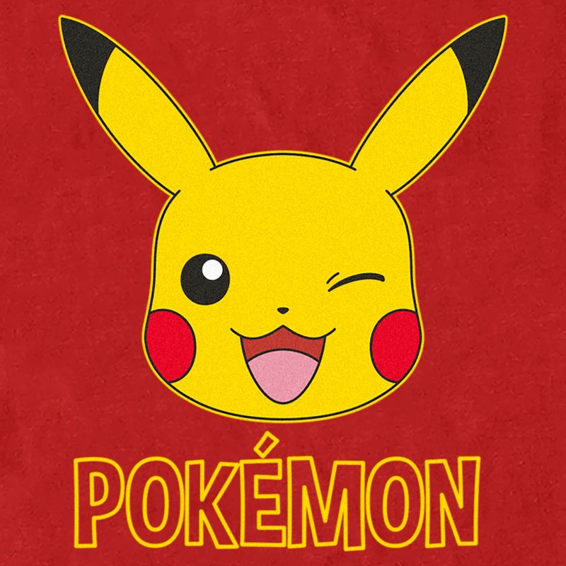 Men's Pokemon Pikachu Cute Wink T-Shirt, 2 of 6