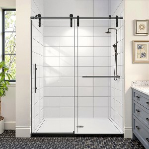 NicBex Single Sliding Shower Door for Bathroom - 1 of 4