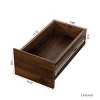 INFURNIC Decorative Bookshelf 70.87" H Tall Storage Cabinet with 4 Shelves 3 Drawers and Display Shelves, Brown, 19.69"*11.81"*70.87" - 4 of 4
