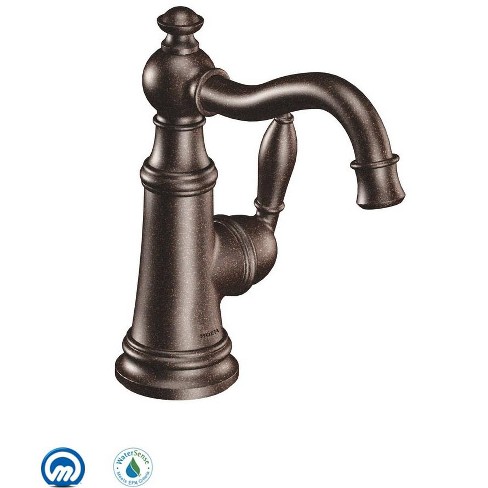 Moen S42107 Weymouth Single Handle Single Hole Bathroom Faucet