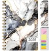 Global Printed Products Hardcover CY 2025 Fashion Planner - 5.5"x8" (Black Gold Marble) - 4 of 4
