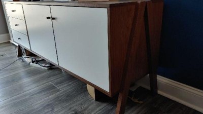 Harlow Mid century Modern Scandinavian Style Wood Sideboard