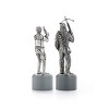Royal Selangor Hand Finished Star Wars Collection Pewter Han Solo & Chewbacca Bishop Chess Piece Pair Gift - 4 of 4