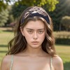 Unique Bargains Women's Rose Wide Headband 1 Pc - 2 of 4