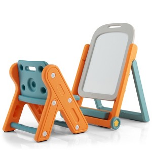 Infans Kids Easel w/Chair Art Easel for Kids Height Adjustable Art Easel Set for Kids - 1 of 4