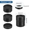 Unique Bargains Adjustable Anti-Slip Chair Table Round Furniture Risers 4 Set - 2 of 4