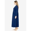 Only Necessities Plus Size Long Snap-Front Knit Lounger - 4 of 4
