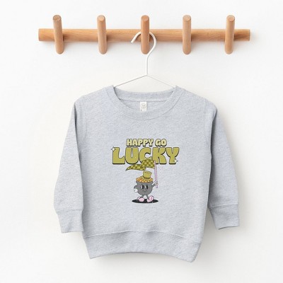 The Juniper Shop Happy Go Lucky Pot Of Gold Toddler Graphic Sweatshirt