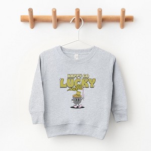 The Juniper Shop Happy Go Lucky Pot Of Gold Youth Ultra-Soft Graphic Sweatshirt - 1 of 3