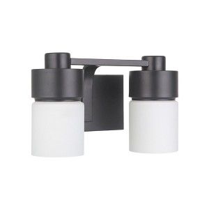 Craftmade Lighting District 2 - Light Vanity in  Flat Black - 1 of 1