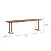 Hastings Home Bamboo Sink Shelf or Countertop Organizer for Kitchen, Bathroom, Bedroom, or Office - 3 of 4