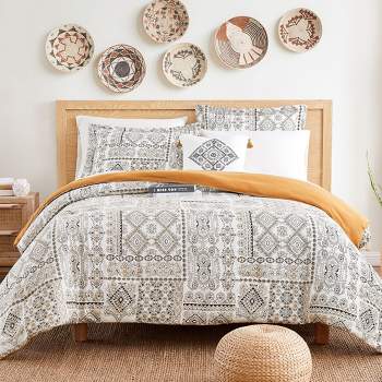 Modern Threads Printed Complete Bed Set Isla.
